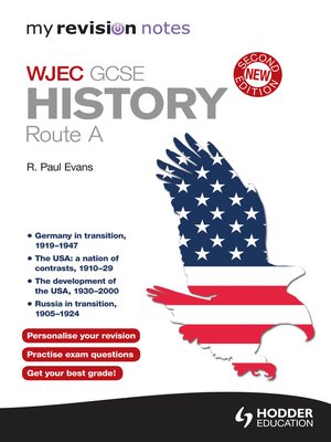 cover image of My Revision Notes: WJEC History Route A Second Edition